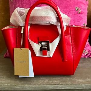 Crimson Bancroft mini satchel